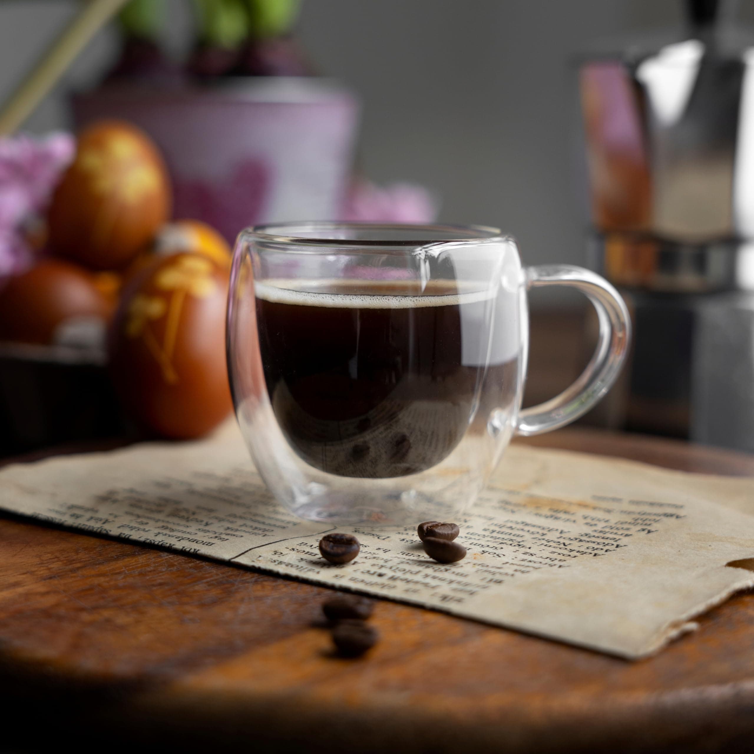 Double Walled Coffee Cups with Handle 250ml — image 7